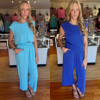 Maddie Set- Available in Aqua & Blue
