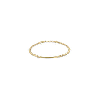 Enewton (NEW) Bliss Bar Gold Pattern 2.5mm Bead Bracelet- Gold