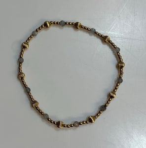 Enewton dignity sincerity pattern 4mm bead bracelet- labradorite