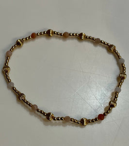 Enewton dignity sincerity pattern 4mm bead bracelet- pink opal