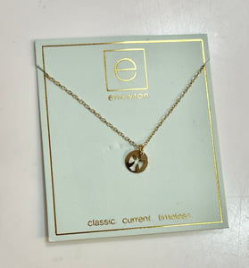 Enewton 16” necklace gold- guardian angel small gold disc