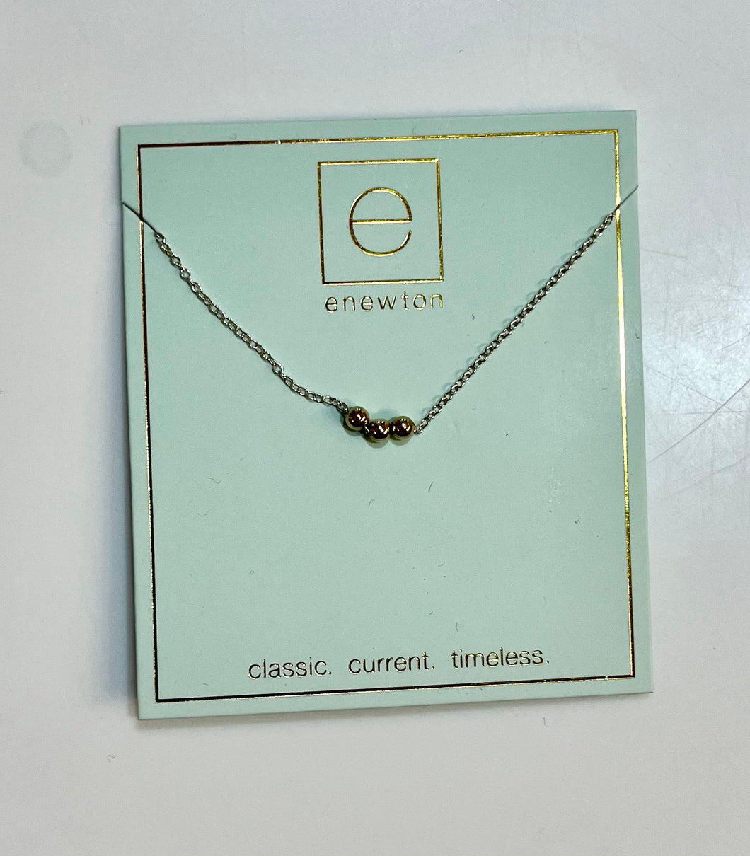 Enewton 16” necklace mixed Metal- joy gold