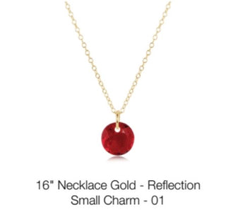 Enewton 16” Necklace Gold- Reflection Small Charm