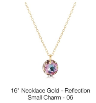 Enewton 16” Necklace Gold- Reflection Small Charm