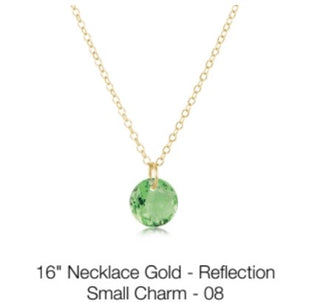 Enewton 16” Necklace Gold- Reflection Small Charm