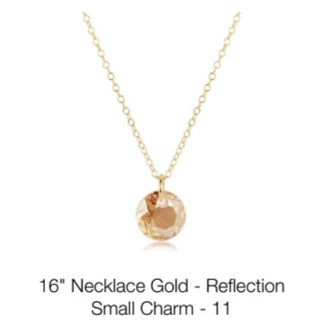 Enewton 16” Necklace Gold- Reflection Small Charm
