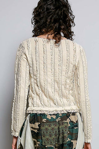 Lace Cream Top