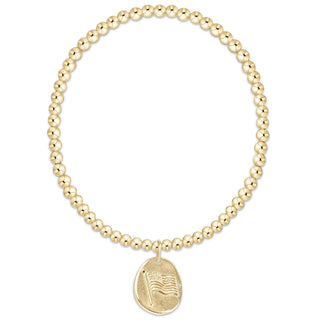 Enewton Extends Classic Gold 3mm Bracelet Inspire America Gold Disc