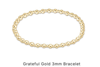 Enewton Grateful Gold 3mm Bracelet