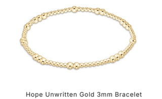 Enewton Hope Unwritten Gold 3mm Bracelet