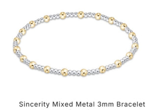 Enewton Sincerity Mixed Metal 3mm Bracelet