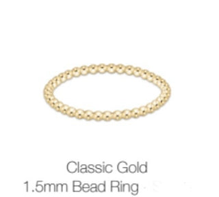 Enewton Classic Gold 1.5mm Bead Ring