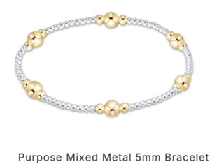 Enewton Purpose Mixed Metal 5mm Bracelet