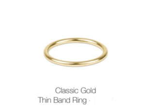 Enewton Classic Gold Thin Band Ring