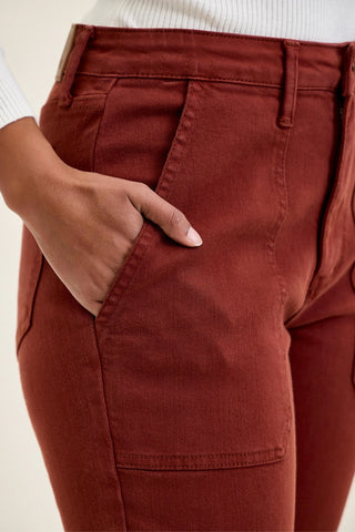 Judy Blue Aurora Weekender Jeans- Pumpkin Spice