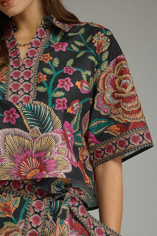 Botanical Wrap Skort Set