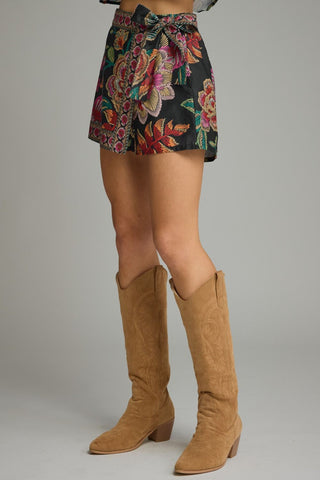 Botanical Wrap Skort Set
