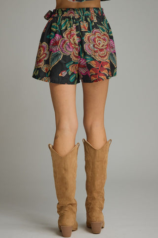 Botanical Wrap Skort Set
