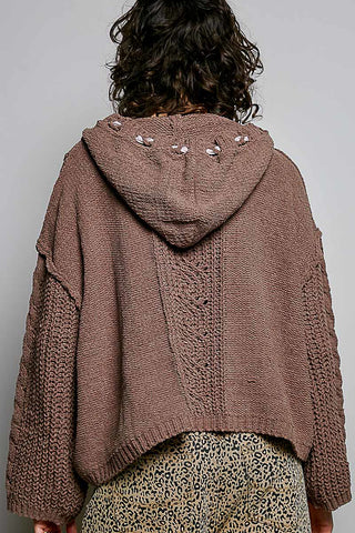 Chocolate Chenille Hoodie