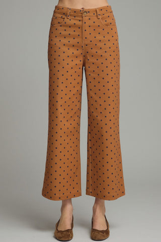 Camel Polka Dot Pant