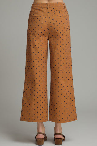 Camel Polka Dot Pant