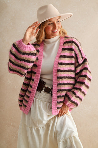 Pink Latte Cardigan