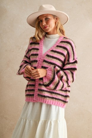 Pink Latte Cardigan