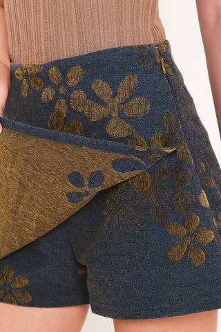 Fall Floral Skort