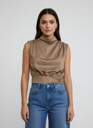 Fall Into Suede Top