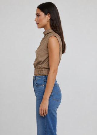 Fall Into Suede Top