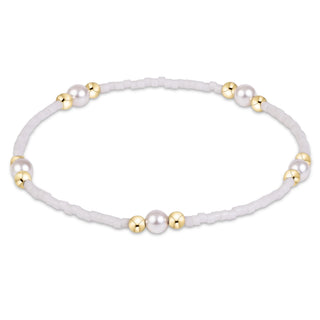 Enewton Gameday Hope Purpose Pearl Bracelet- White