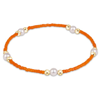 Enewton Gameday Hope Purpose Pearl Bracelet- Orange