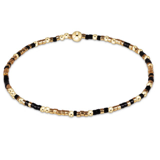 Enewton Gameday Hope Unwritten Bracelet- Gold Luster & Black