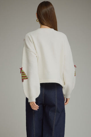 Christmas Tree Sweater Cardigan
