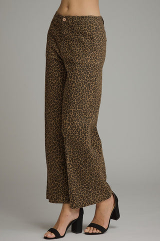 Brown Leopard Pants