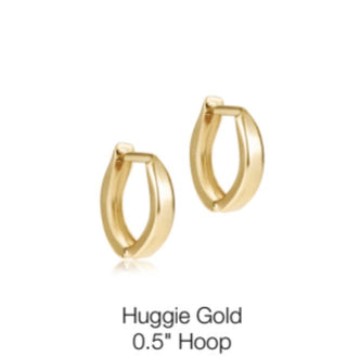 Enewton Huggie Gold 0.5” Hoop