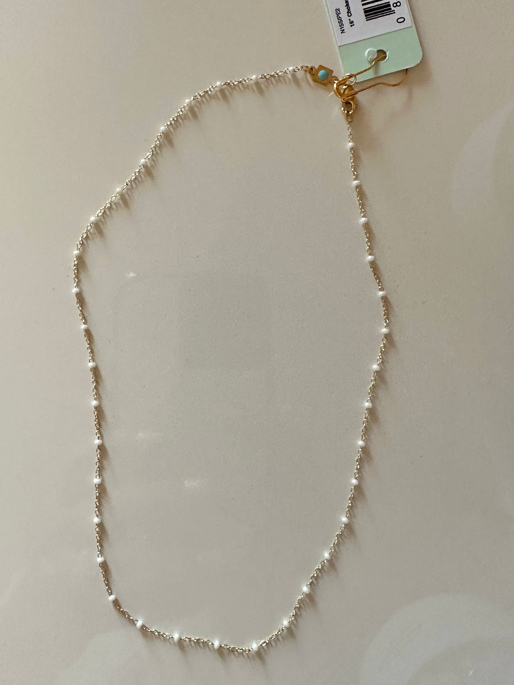 Enewton 17” Choker Simplicity Chain Gold - 2mm Pearl