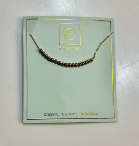 Enewton 16” necklace gold- Classic beaded bliss- 2.5mm gold