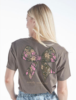 Simply Southern Camo Bow Tee