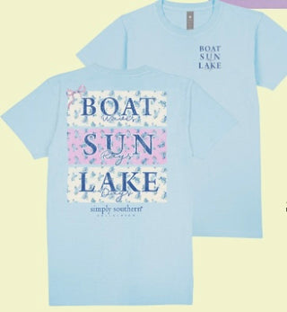 Simply Southern Boat, Sun, Lake Tee