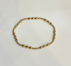 Enewton Harmony Joy Pattern 2mm Bead Bracelet- Gold
