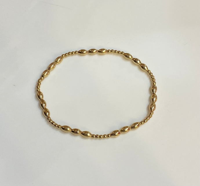 Enewton Harmony Joy Pattern 2mm Bead Bracelet- Gold