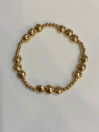 Enewton Honesty Joy Pattern 6mm Bead Bracelet-Gold