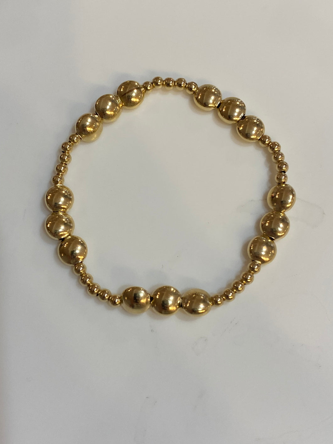 Enewton Honesty Joy Pattern 6mm Bead Bracelet-Gold