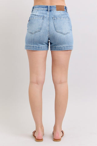 Judy Blue High Waisted Trouser Shorts