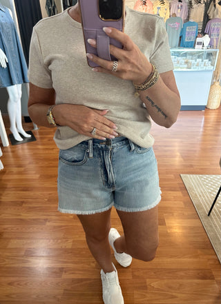 Cello Light Denim Shorts