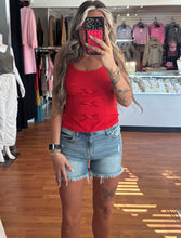 Load image into Gallery viewer, Triple Bow Top- Available in Red &amp; White