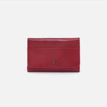 Load image into Gallery viewer, Hobo Jill Trifold Wallet Cranberry