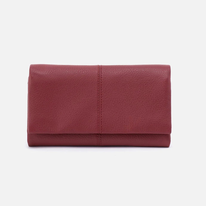 Hobo Continental Keen Wallet Red Pear