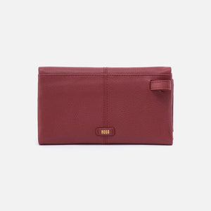 Hobo Continental Keen Wallet Red Pear